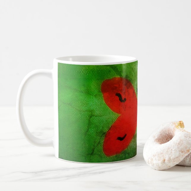 Mug de café papillon pacifique (Avec donut)