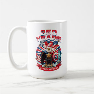 Mug de café patriotique des années de liberté