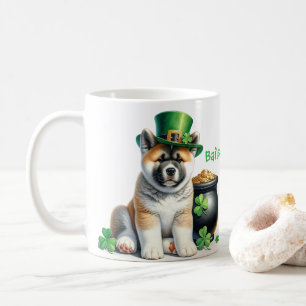 Mug de café personnalisé Akita St. Patrick