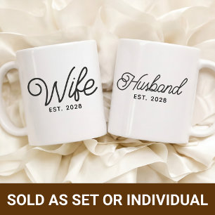 Mug de café personnalisé pour couple, Cadeau pour 