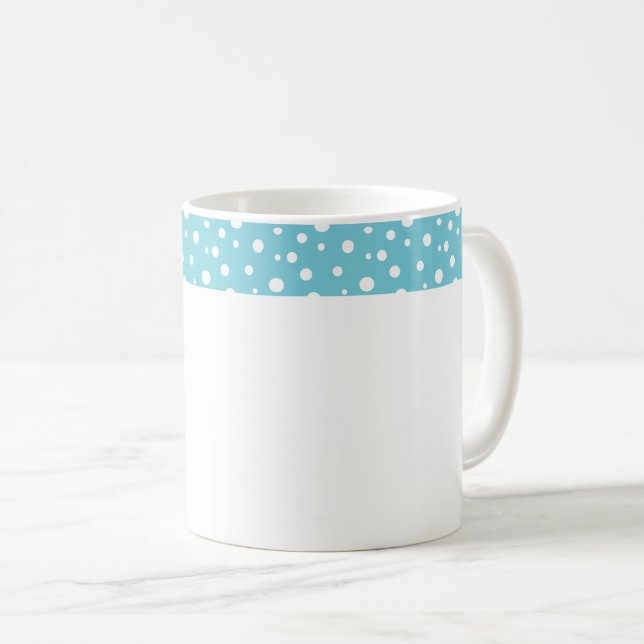 Mug de café pois (Devant droit)