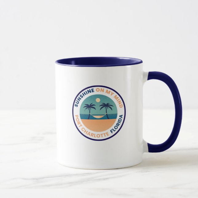 Mug de café Port Charlotte Florida (Droite)