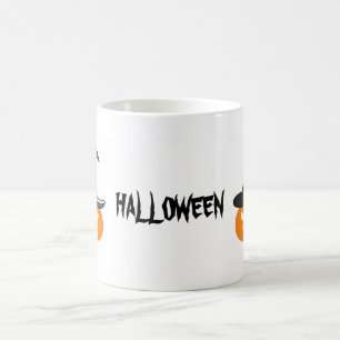 Mug de café potiron d'Halloween