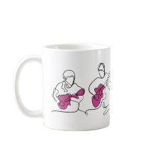 Mug de café pour joueurs de guitare acoustique - A