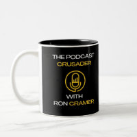 Mug de café pour le Croisés Podcast avec Ron Crame