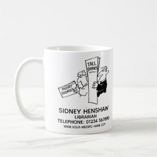 Mug de café promotionnel pour bibliothécaire