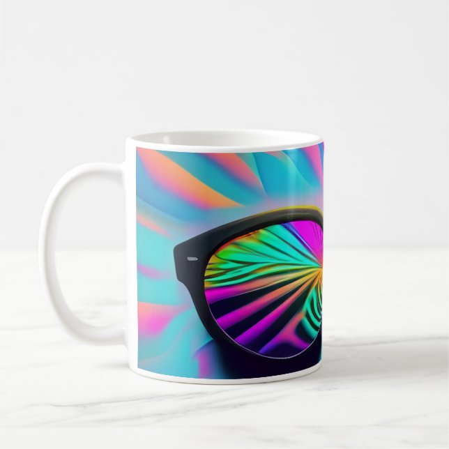 Mug de café psychédélique (Gauche)