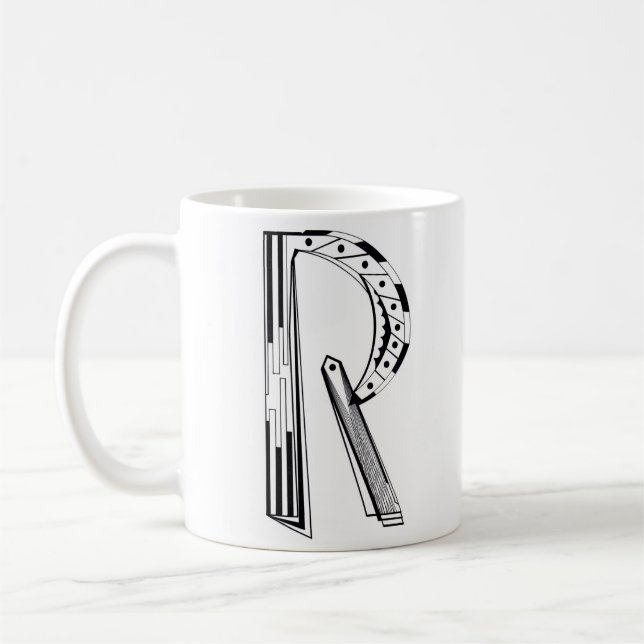 Mug de café "R" (Gauche)