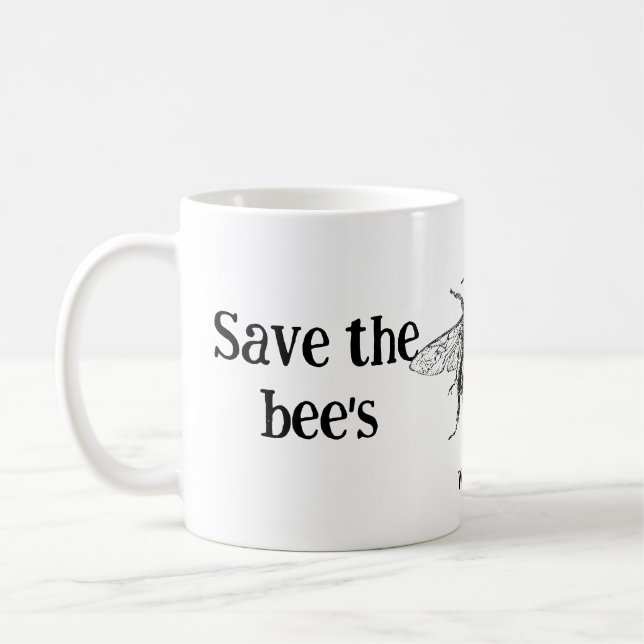 Mug de café - Sauvez l'abeille (Gauche)