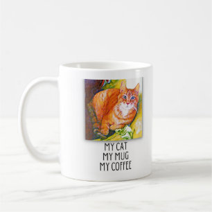Mug de café Tabby orange