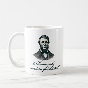 Mug de café "Thoreauly Unimpressionné"