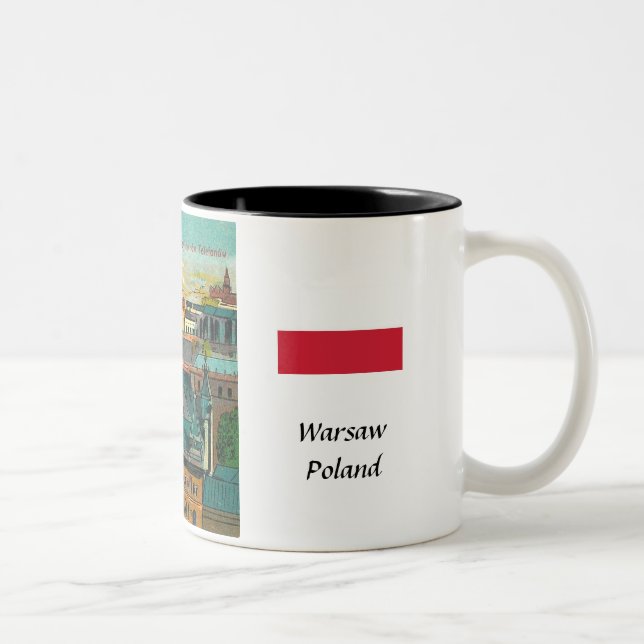 Mug de café Varsovie, Pologne (Droit)