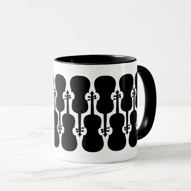 Mug de café violon (Devant droit)