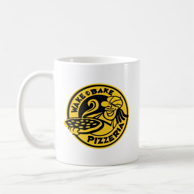 Mug de café Wake & Bake Pizza (Gauche)