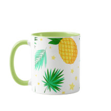 Mug de café WIth Motif tropique