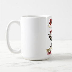Mug de café Zen Feuilles d'Automne Présent Respira