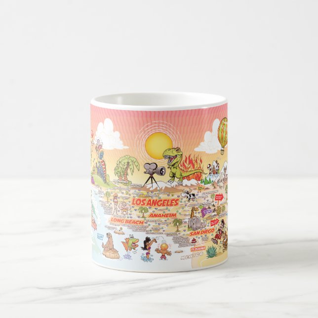 Mug de Californie du Sud 11oz (Centre)