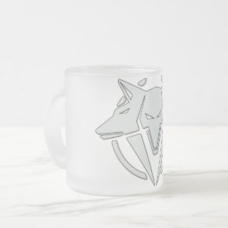 Mug de cerbe en verre dépoli