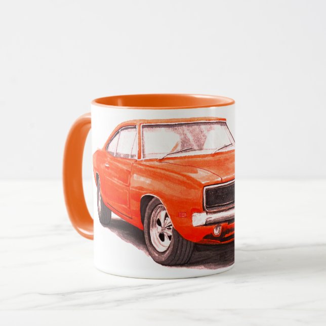 Mug de chargeur orange 1969 (Devant gauche)