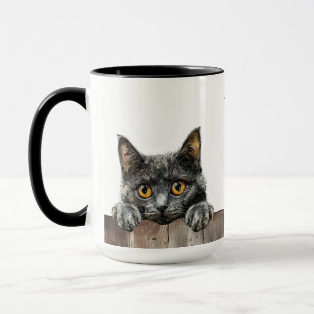 Mug de chat Cymric (Gauche)