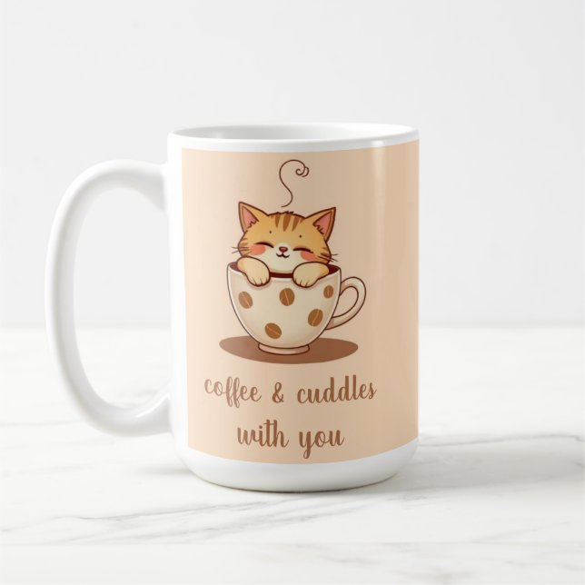 Mug de chat personnalisable (Gauche)