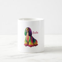 Mug de chien afghan personnalisable