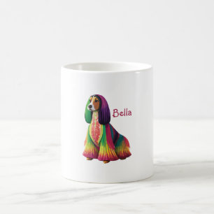 Mug de chien afghan personnalisable