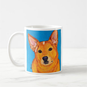Mug de chien de bétail australien - "rouge"