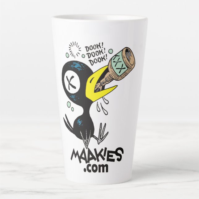 Mug de chien de corneille à boire (Devant)