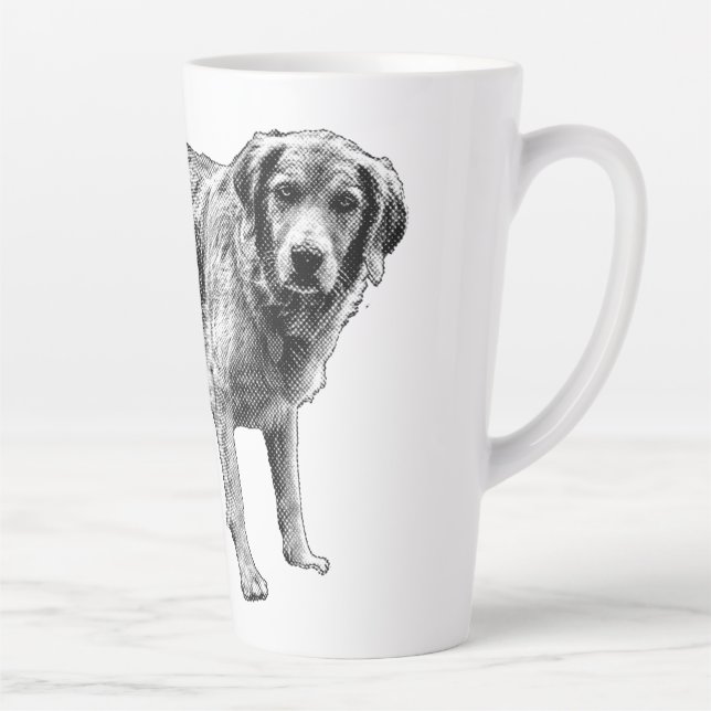 Mug de chien éffrayant (Droite)