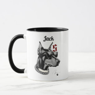 Mug de chien personnalisé avec nom