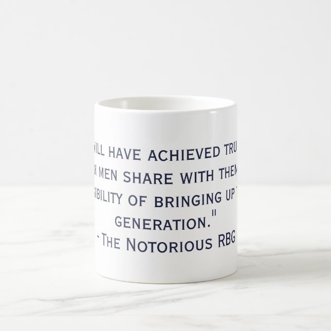 Mug de citation célèbre RBG (Centre)