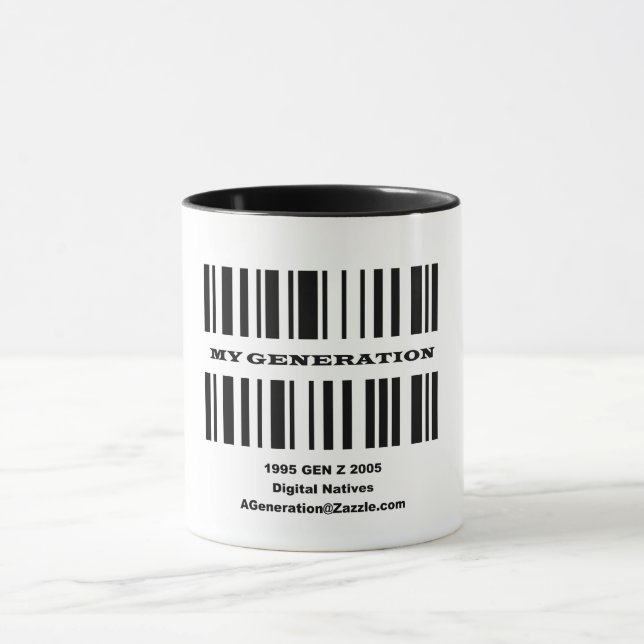 Mug de CODE DE BARRE Z Génération (Centre)