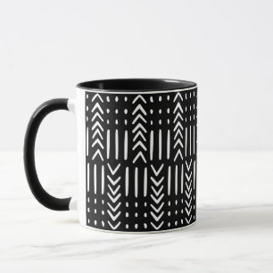 Mug de concepteur de tissu de la boue noire africa
