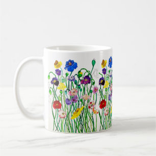 Mug de coquelicot sauvage