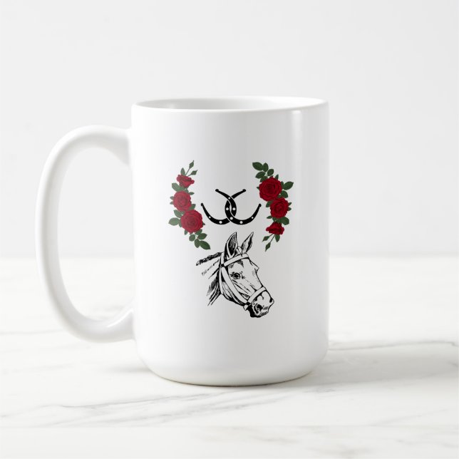 Mug de course de chevaux (Gauche)