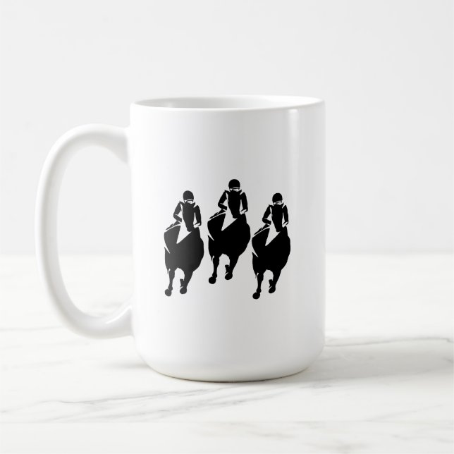 Mug de course de chevaux (Gauche)