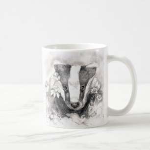 Mug de croquis de Badger sucré