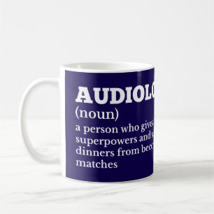 Mug de définition audiologiste hilarante