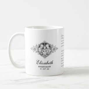 Mug de demoiselle d'honneur de la Sainte Famille é