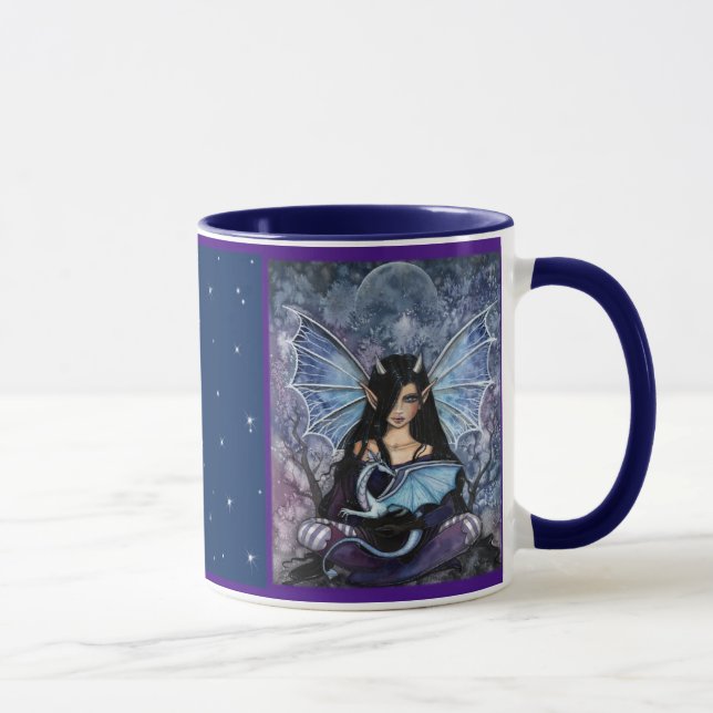 Mug de dragon de fée par Molly Harrison (Droite)
