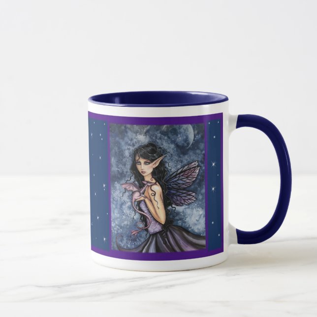 Mug de fées de dragon par Molly Harrison (Droite)