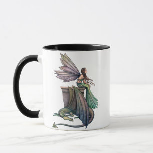 Mug de fées et de dragons par Molly Harrison