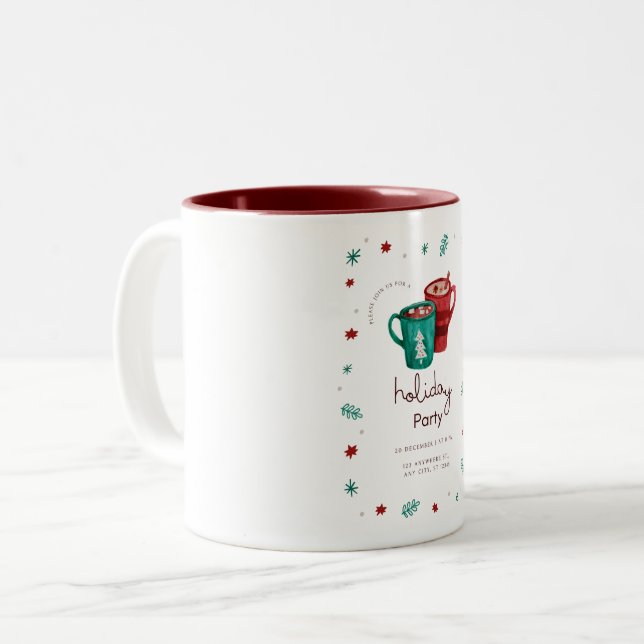 Mug de Fête de Fin d'Année (Devant gauche)