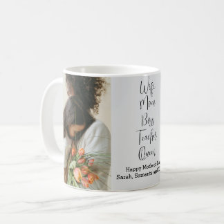 Mug de fête des mères personnalisées avec photo pe