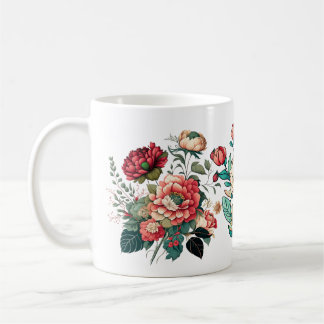 Mug de fleurs pressées, Cottagecore Fleur sauvage 