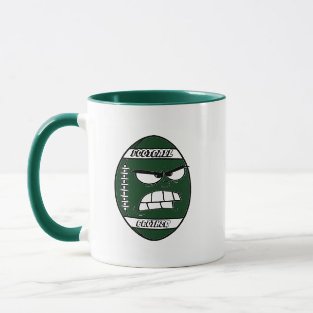 Mug de football vert foncé pour votre frère (Gauche)