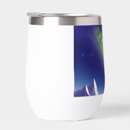 Mug de galaxie cosmique - Nebula verte sur le mont