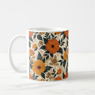Mug de géométrie florale en gras