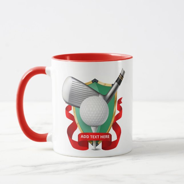 Mug de golf Combo personnalisé (Gauche)